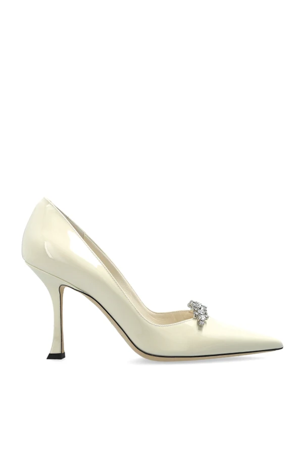 cream ‘Belinda Pump 90’ heeled shoes