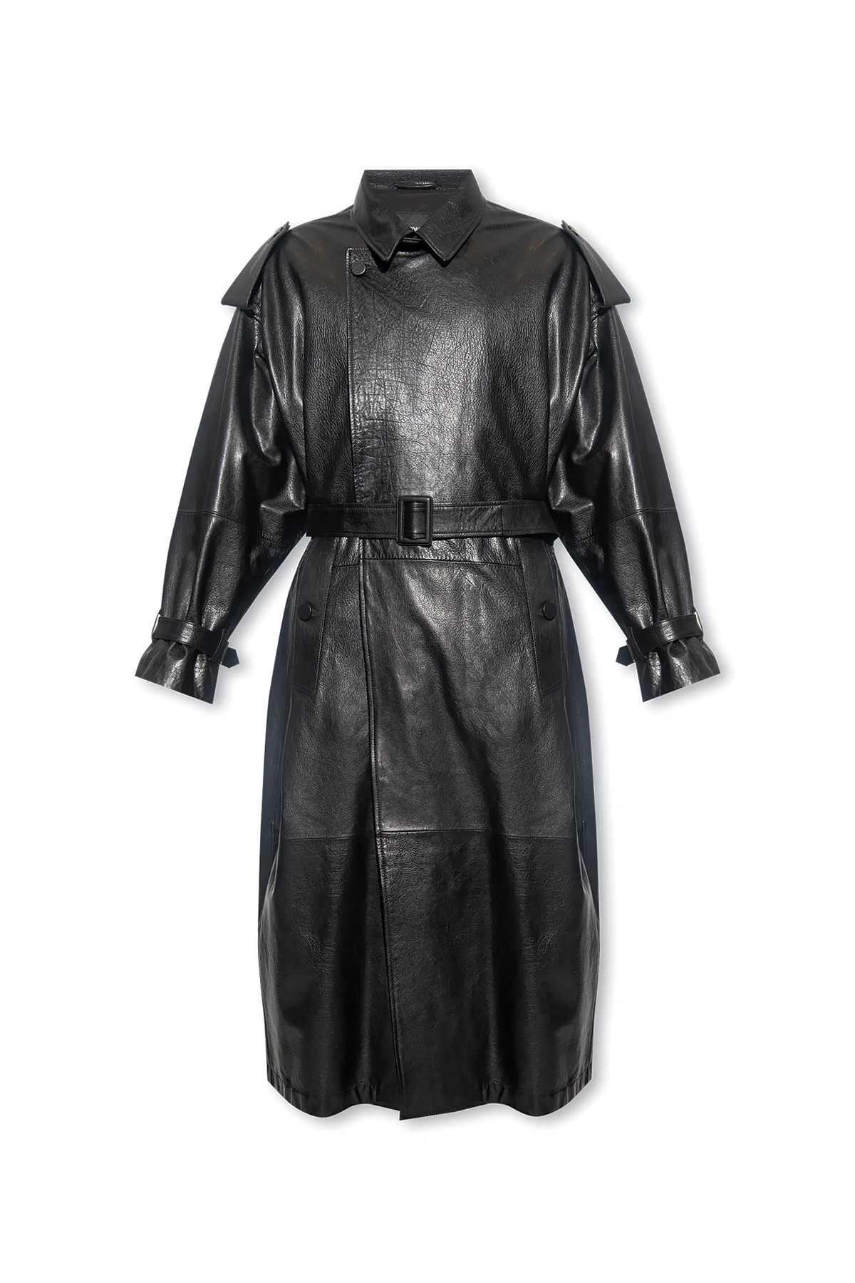 Leather coat