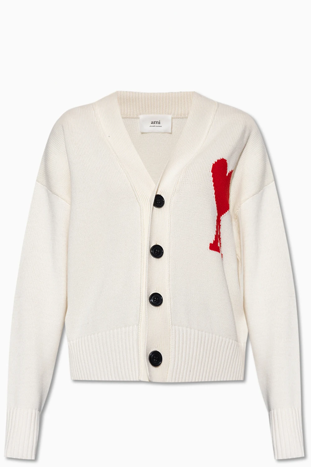Cardigan with logo
