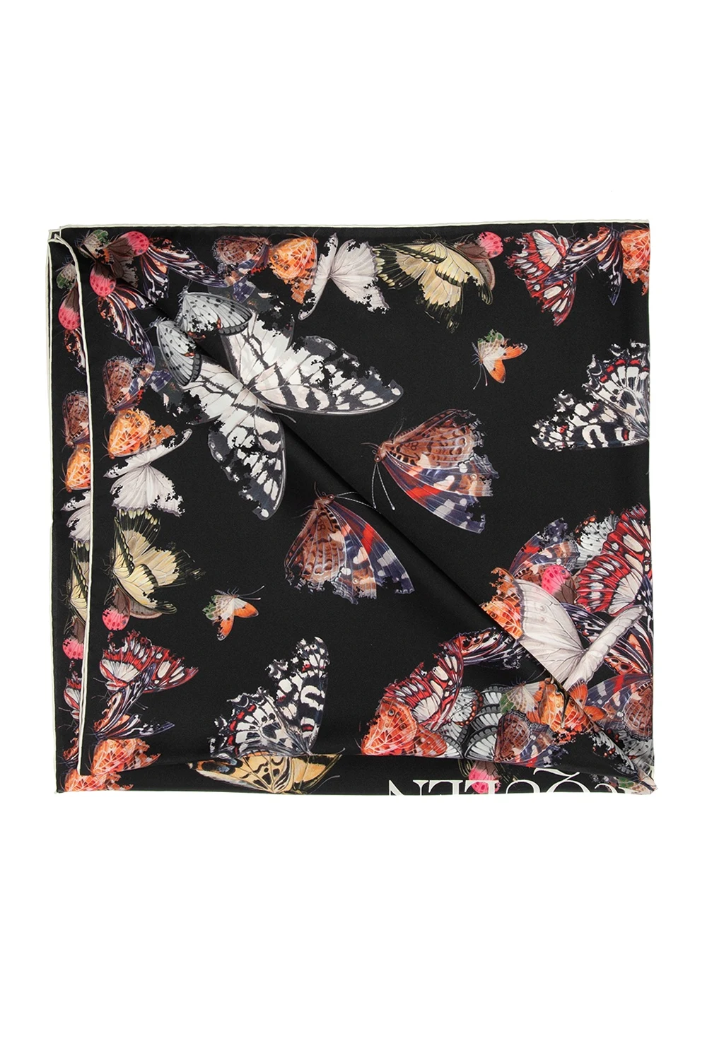 BLACK Silk shawl