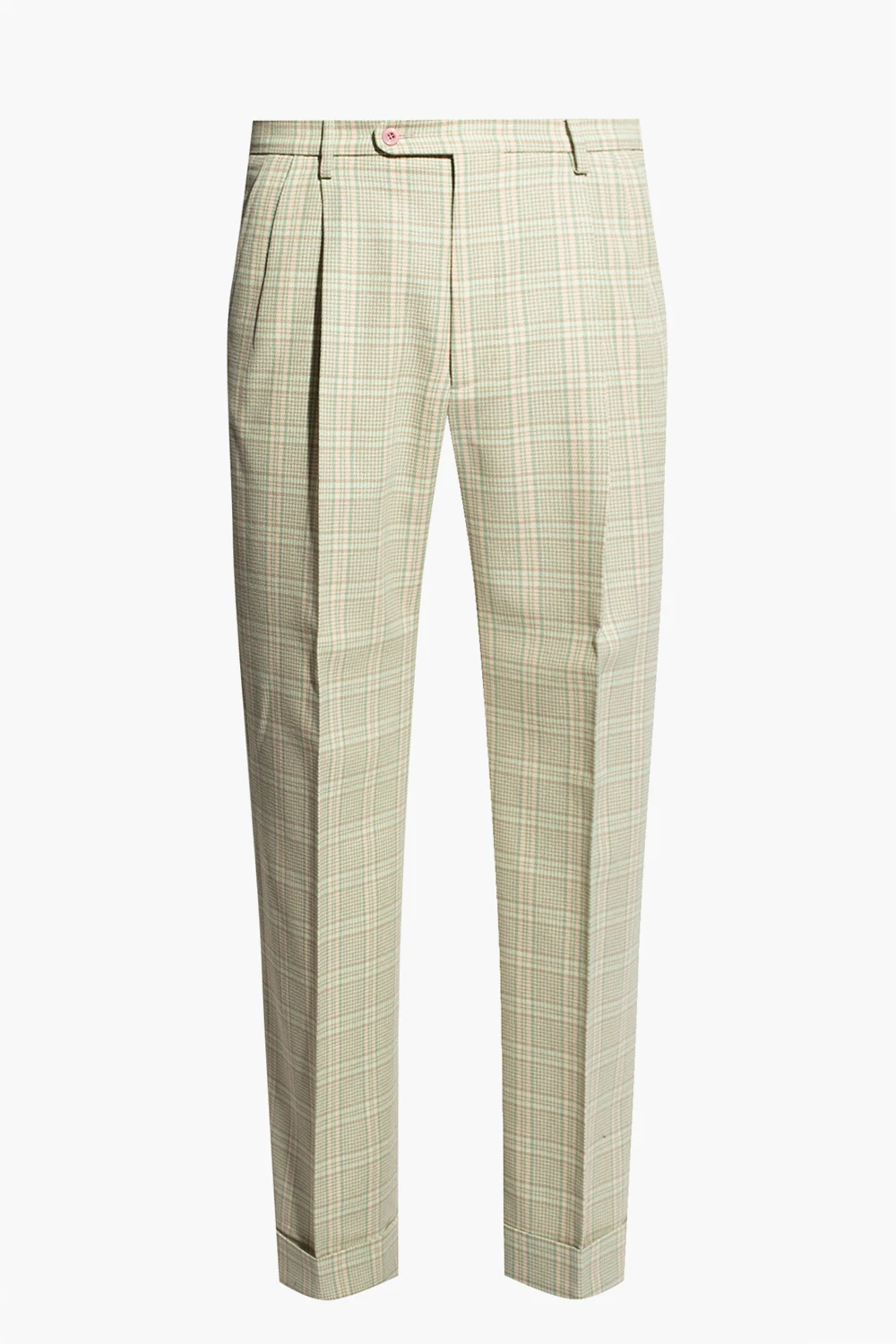 Checked trousers