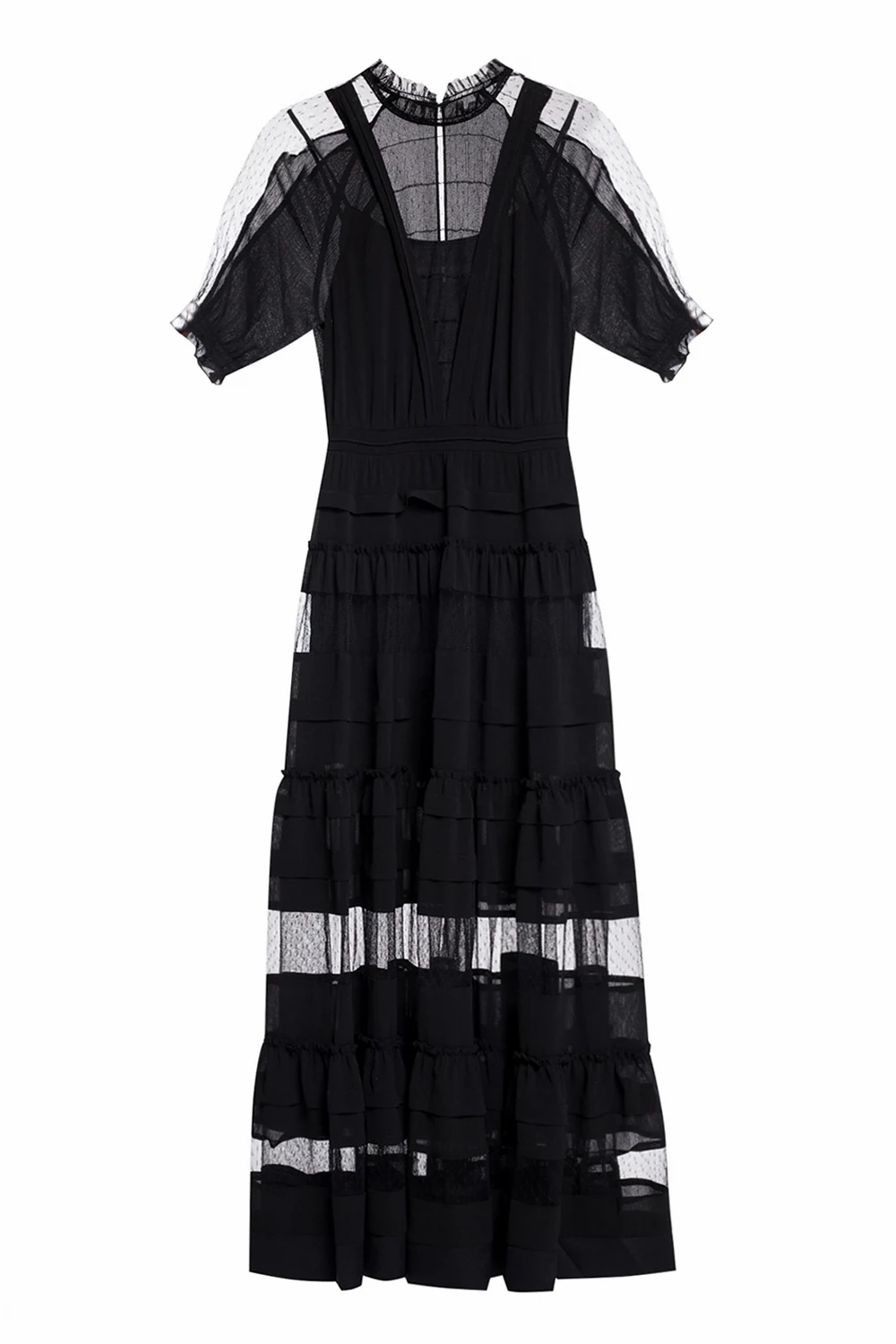 BLACK ‘Renia’ short-sleeved dress