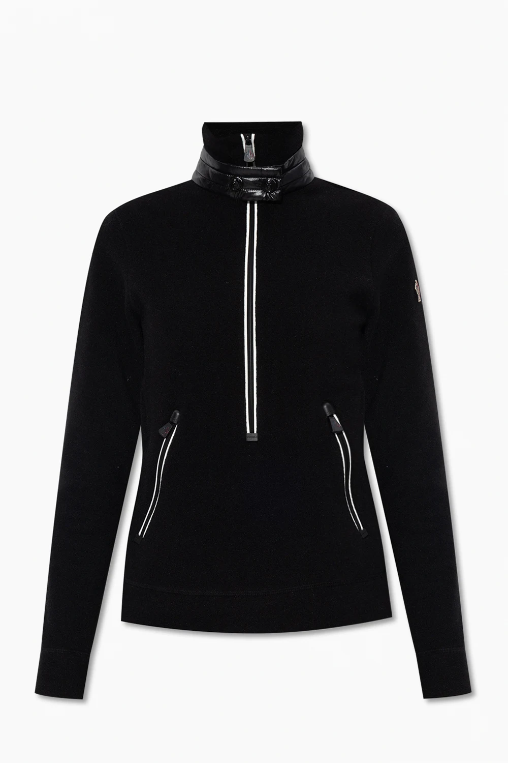 Fleece sweatshirt with logo