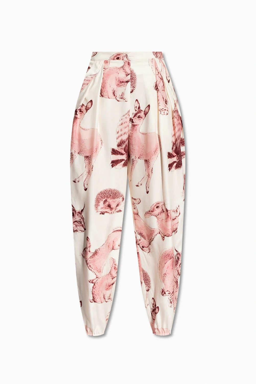 PINK Silk trousers