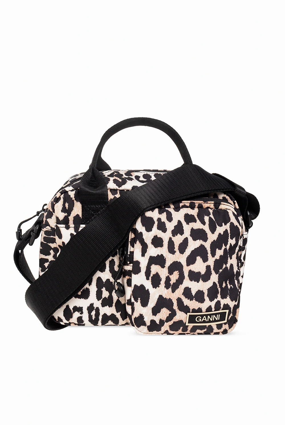 Shoulder bag with animal motif