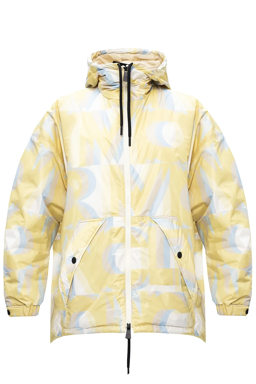 ‘Blavy’ patterned down jacket