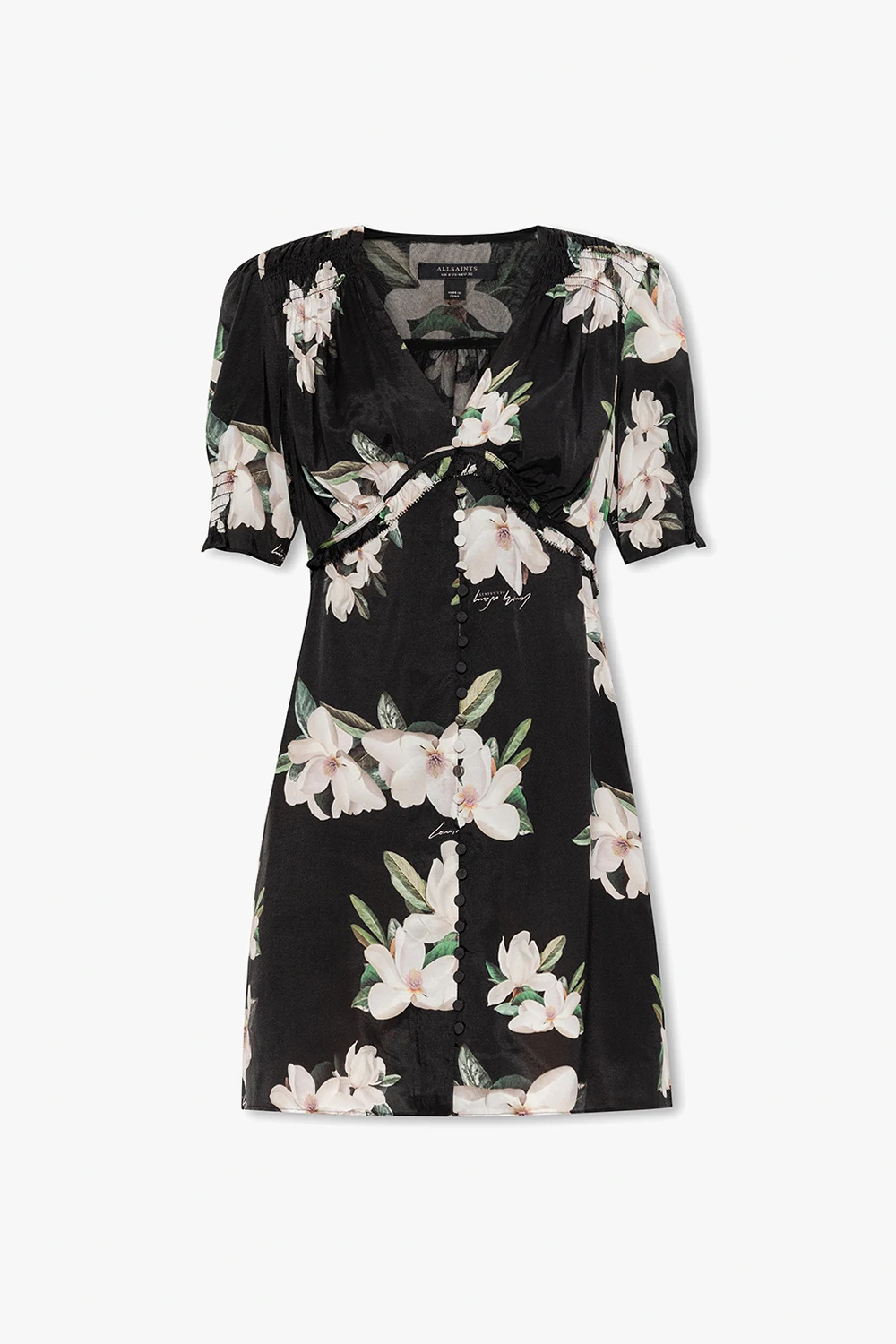 BLACK ‘Demi’ floral mini skirt