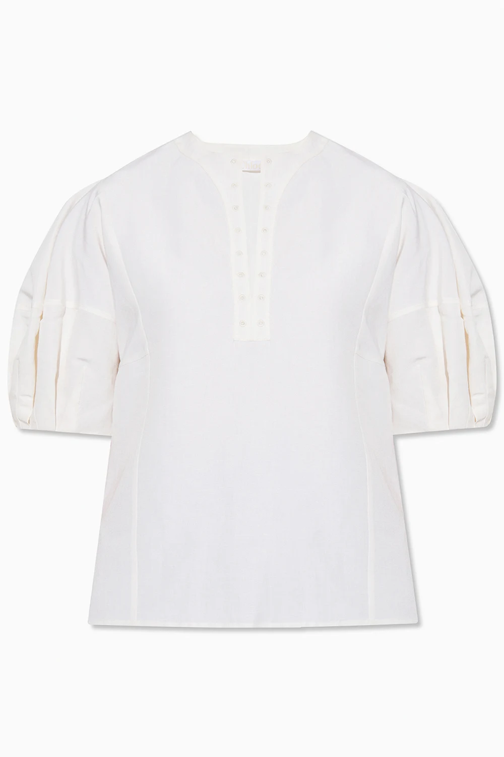 Top with puff sleeves