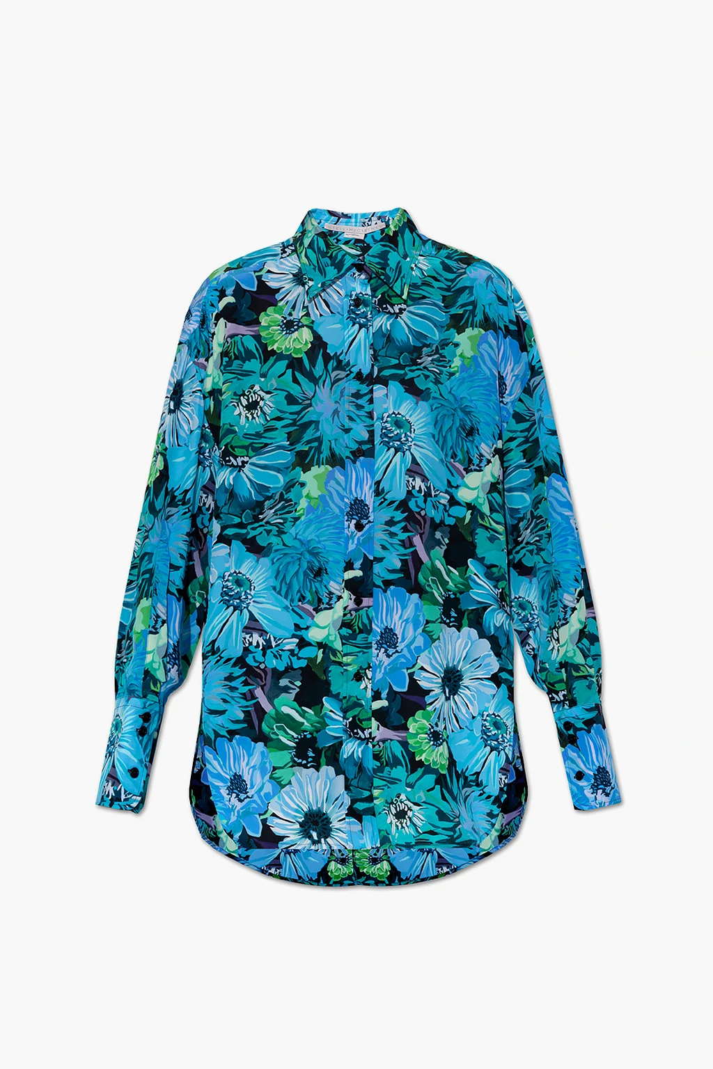 BLUE Silk shirt