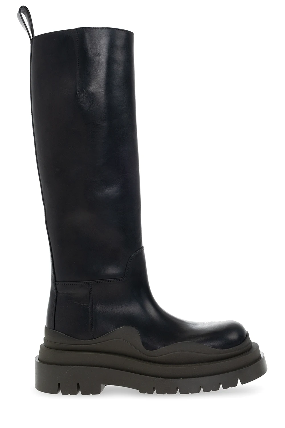 ‘Tire’ knee-high boots