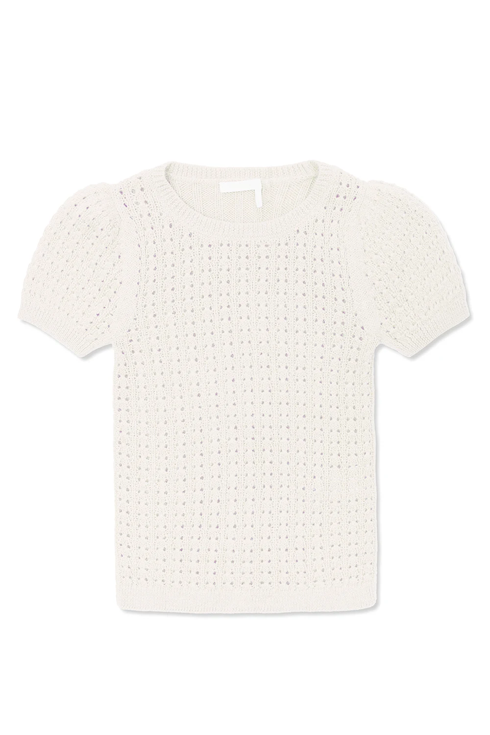 Sweater with short sleeves
