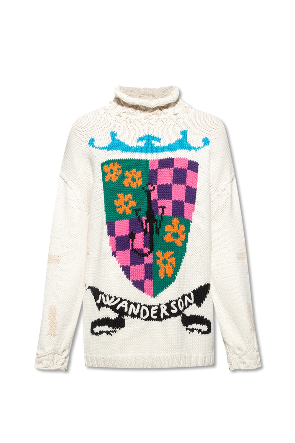 Golf z dekoracyjnym splotem