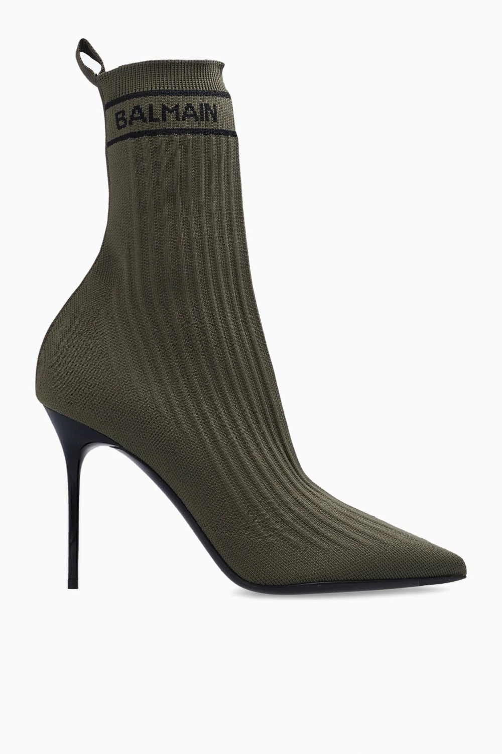 GREEN Sock stiletto pumps