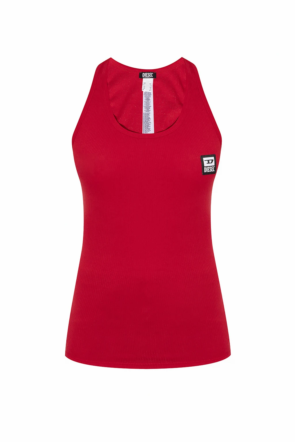 RED Sleeveless top with logo