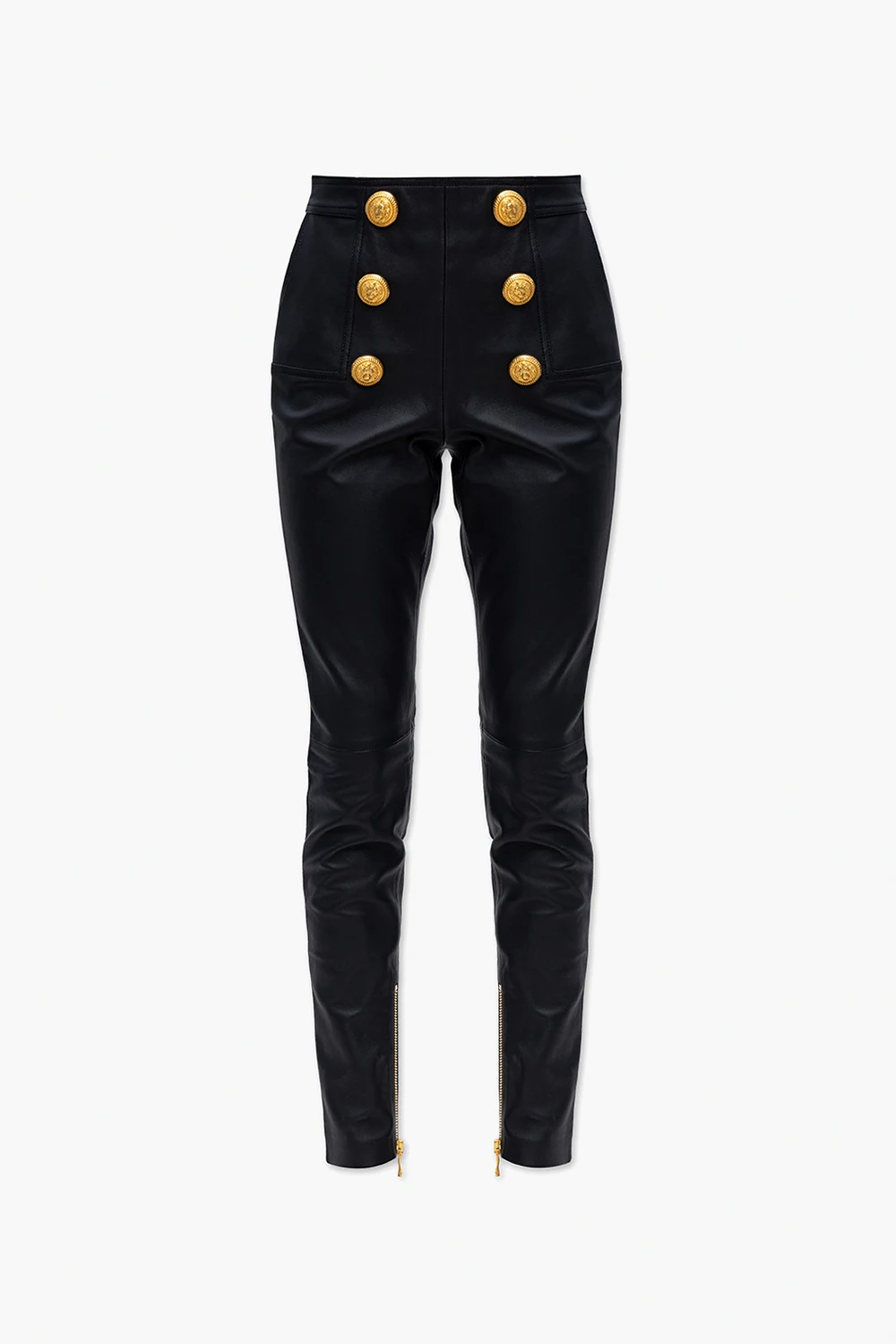 BLACK Leather trousers