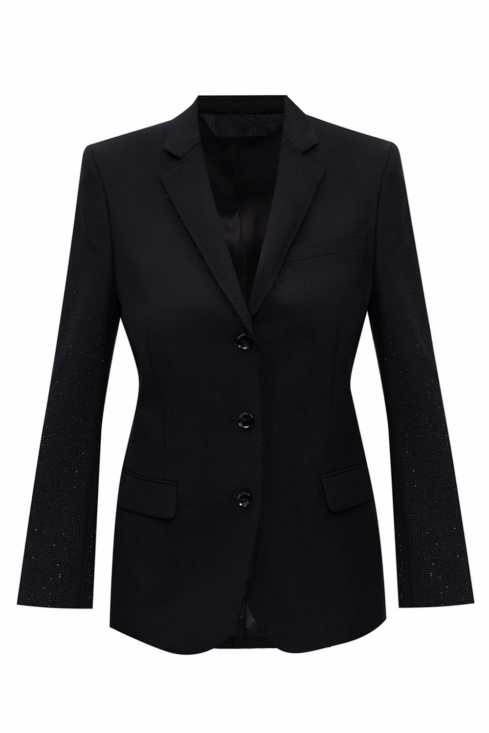 BLACK Shimmering blazer