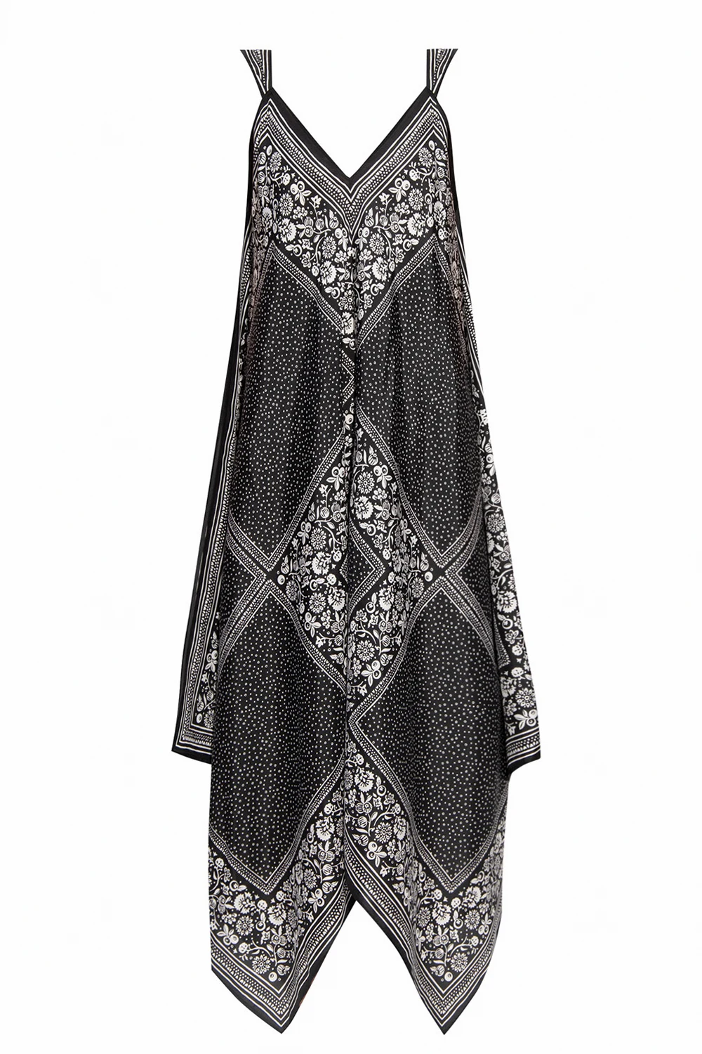Silk beach dress