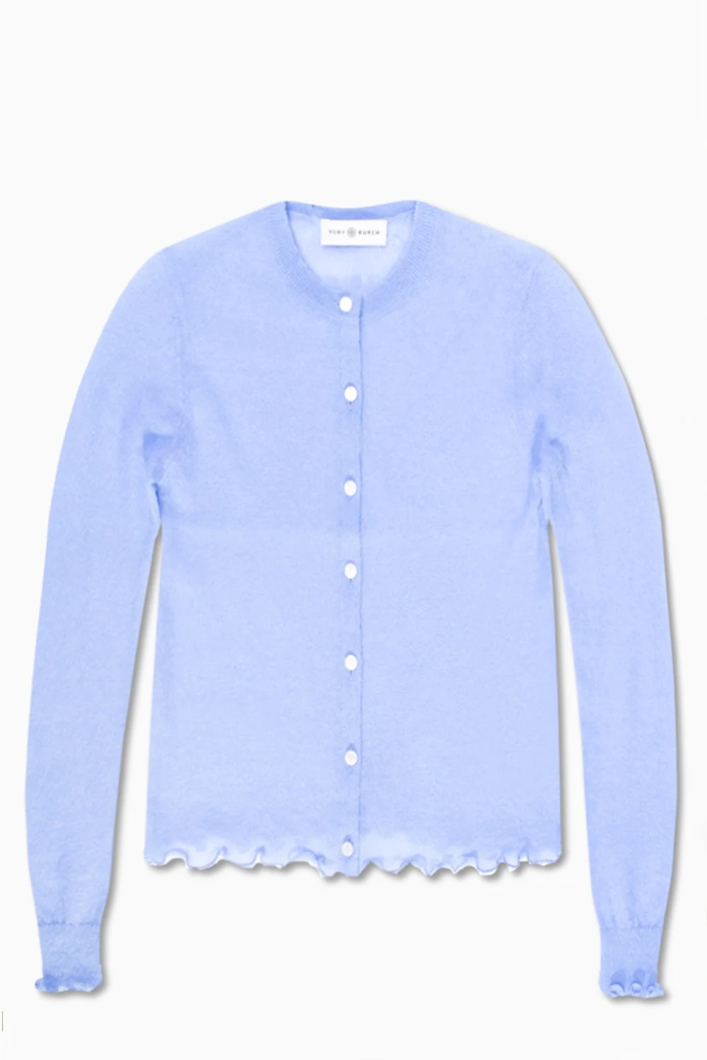 Round neck cardigan