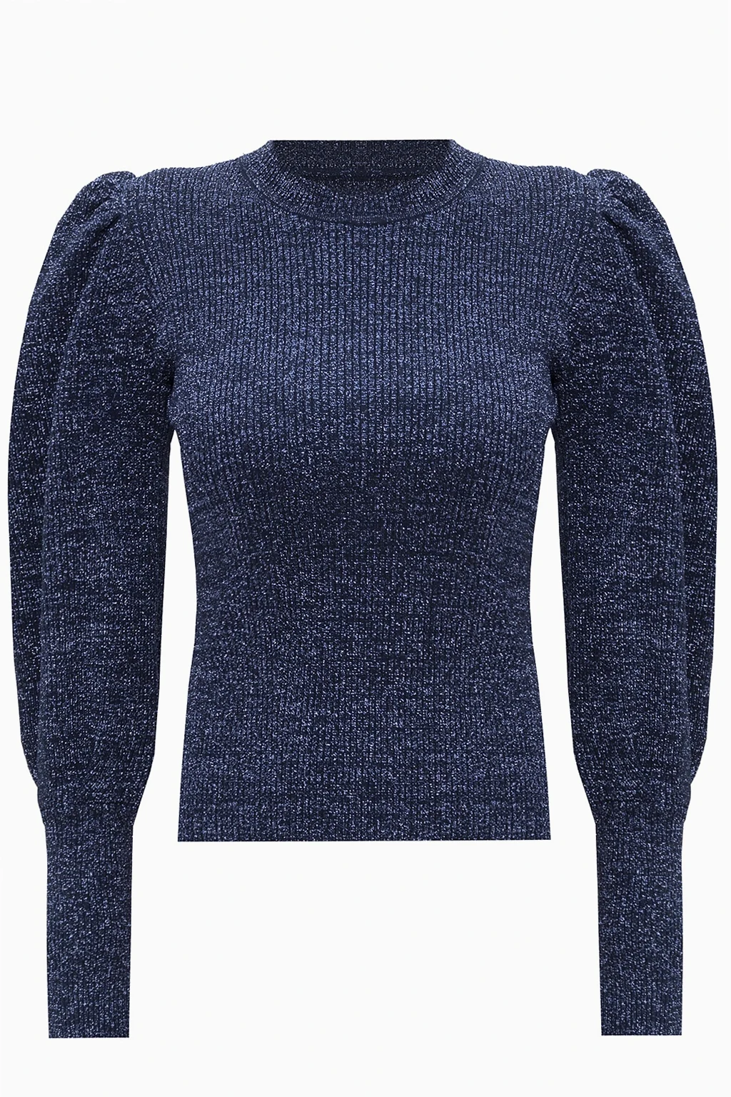 NAVY BLUE Puff sleeve sweater