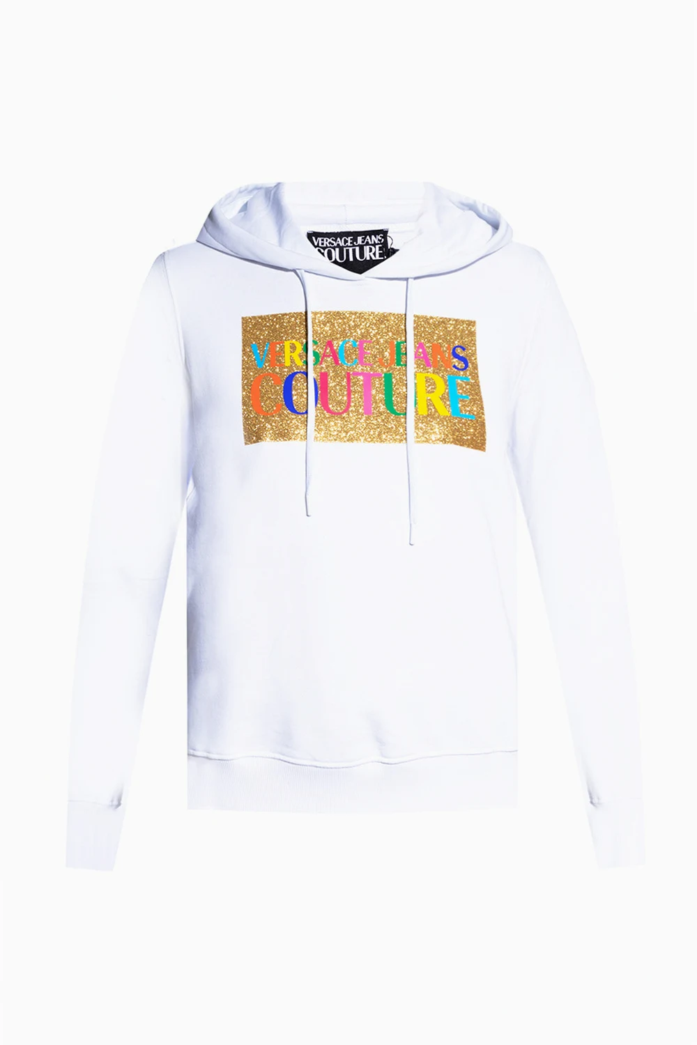 WHITE Printed hoodie