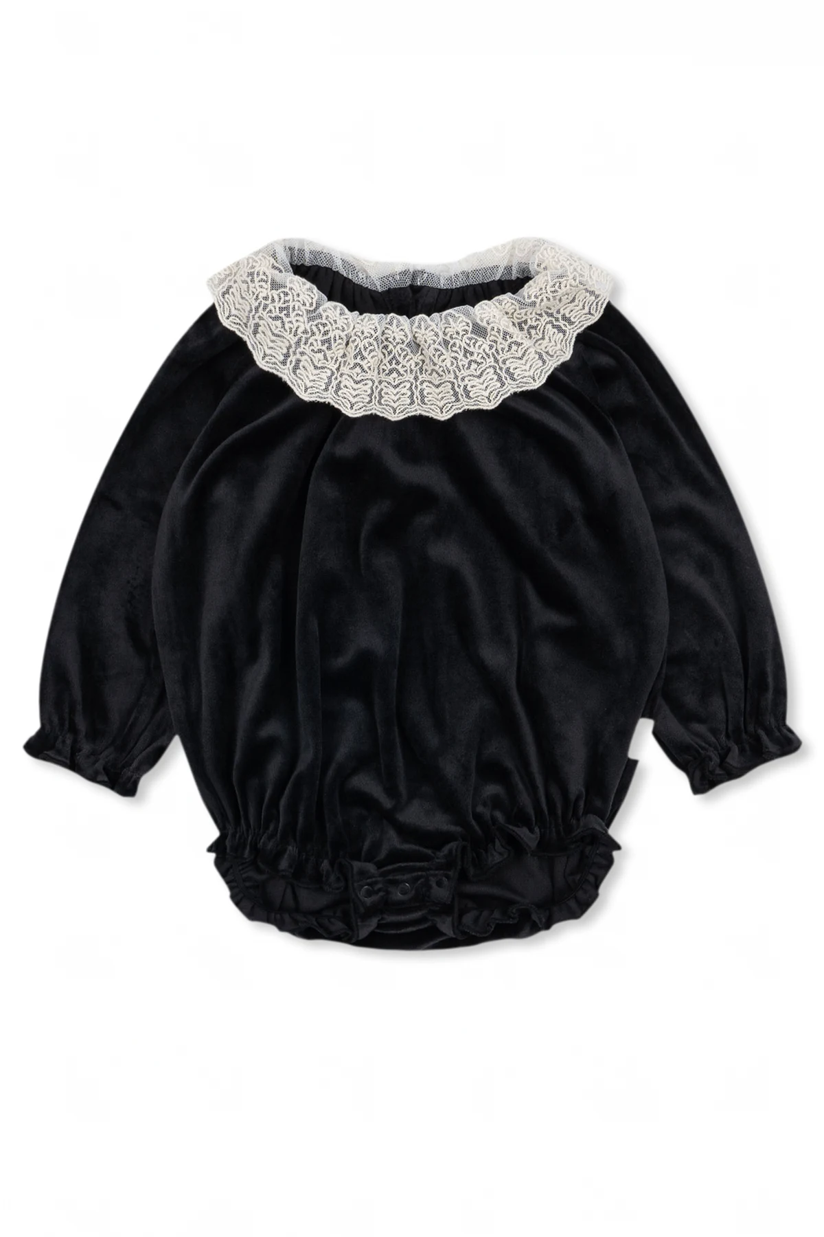 BLACK ‘Venola’ velvet bodysuit