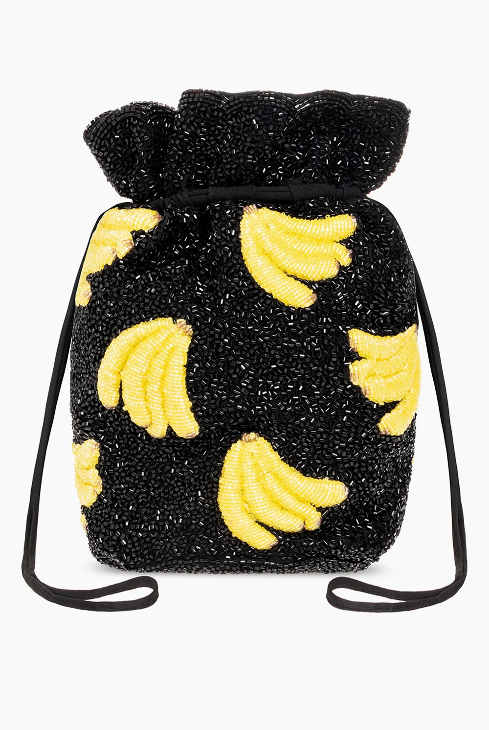 Handbag with fruit motif
