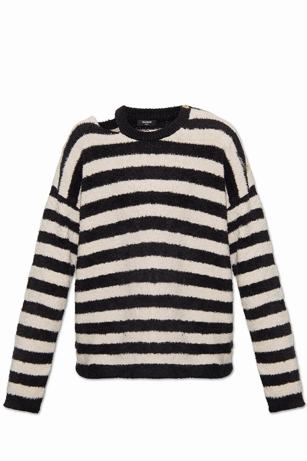 WHITE Striped sweater