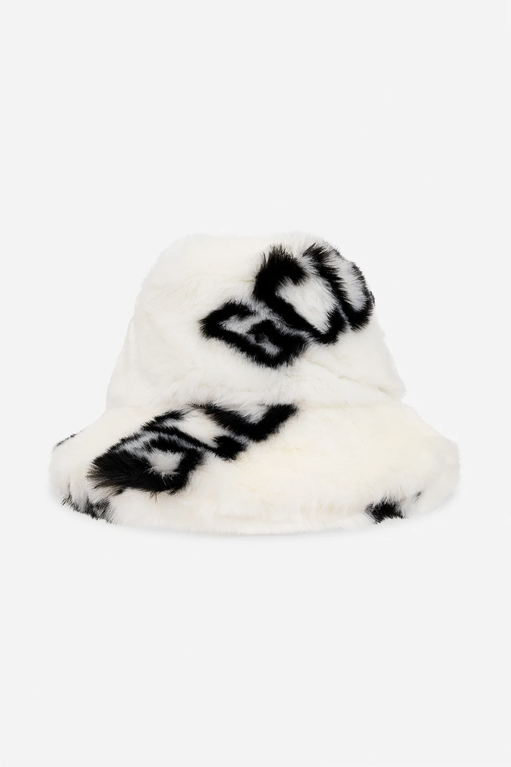 Faux fur bucket hat
