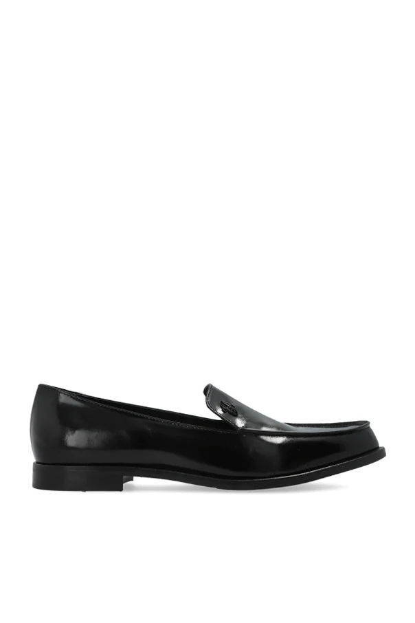CZARNY Skórzane buty typu `loafers`