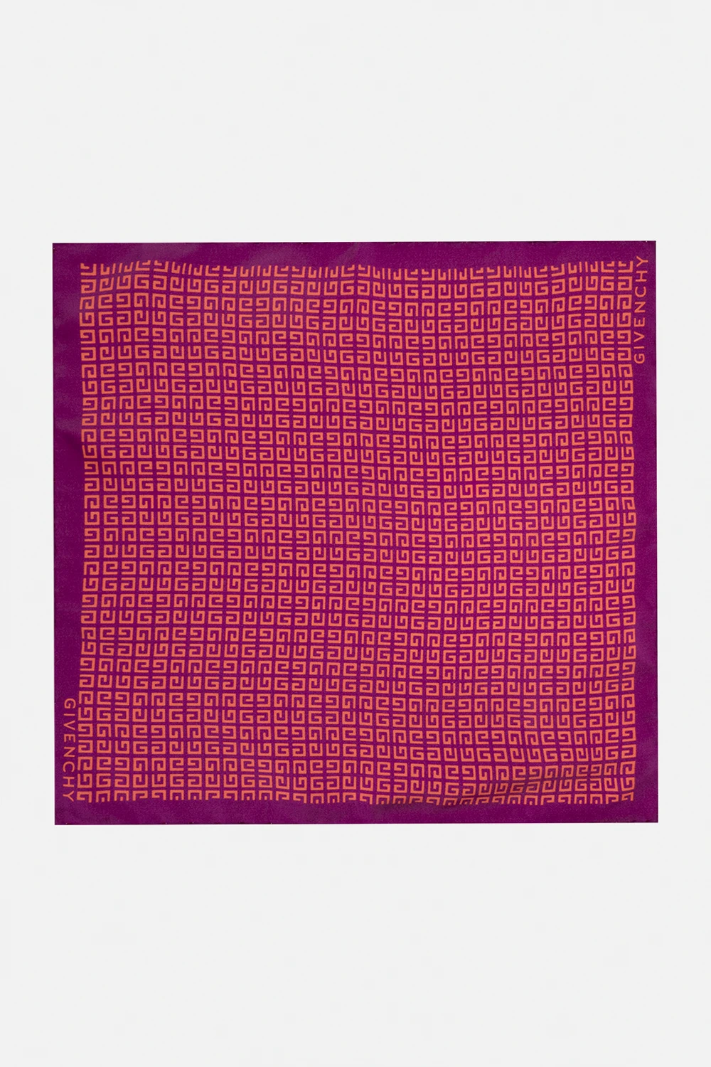 Pocket square with monogram