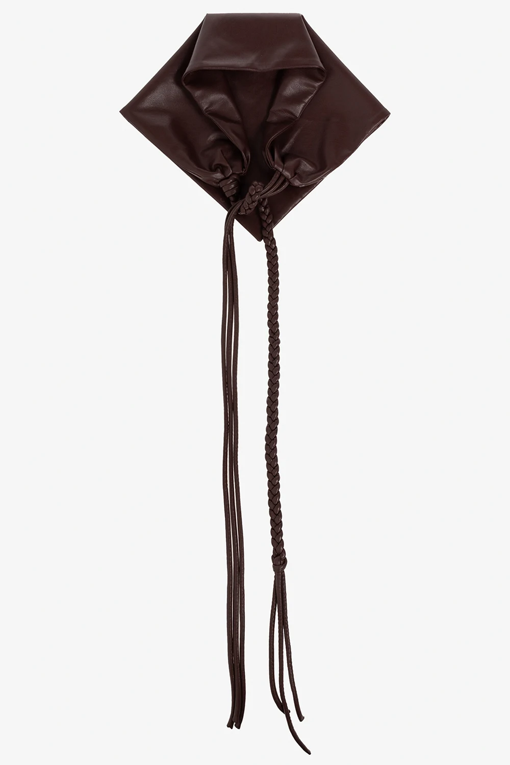 ‘Brita’ scarf in vegan leather