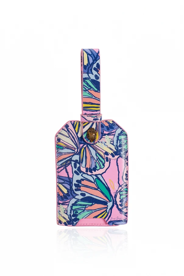 MULTICOLOUR Leather luggage tag