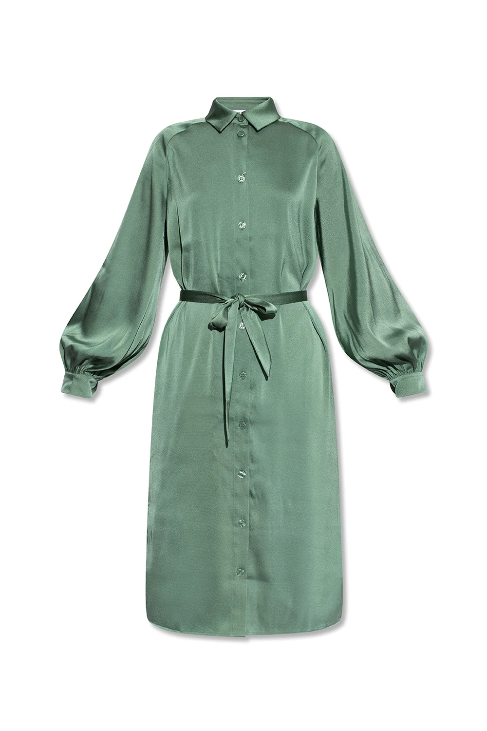 GREEN Dress with belt