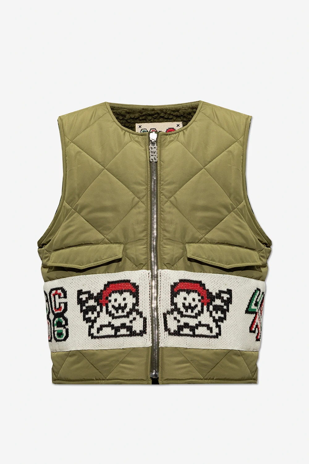 Reversible quilted vest