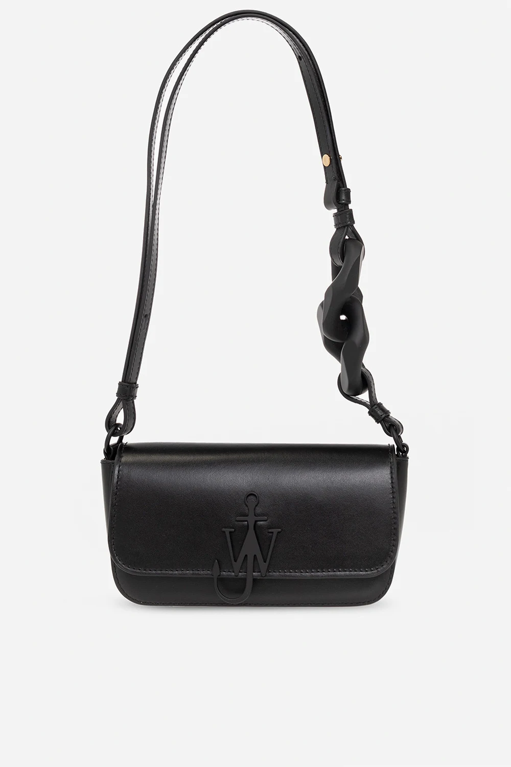 BLACK ‘Chain Baguette Anchor’ shoulder bag