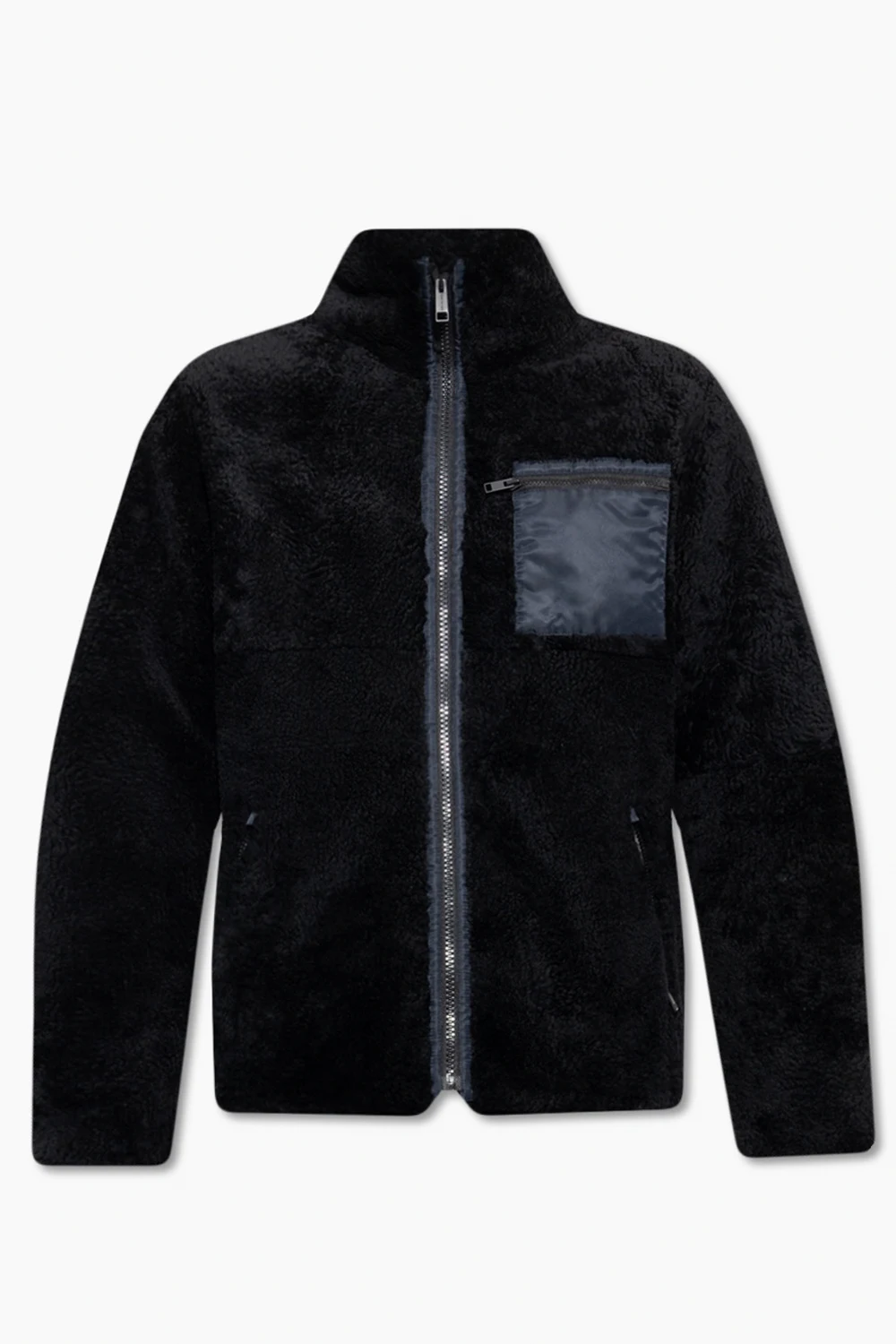 BLACK Fur jacket