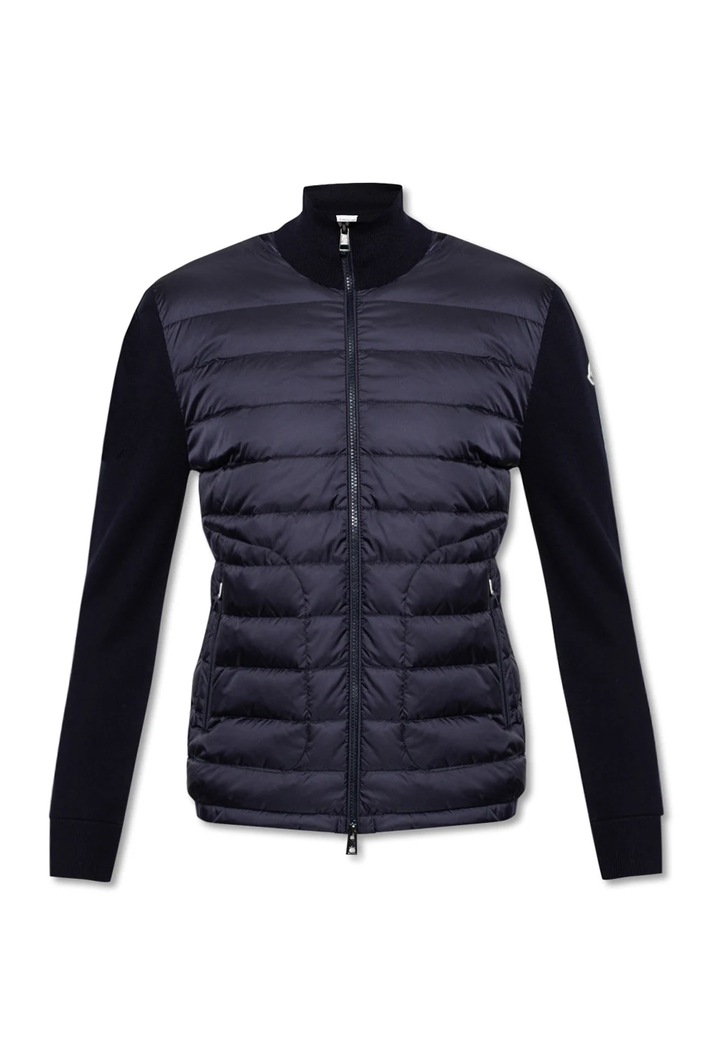 Jacket with stand-up collar