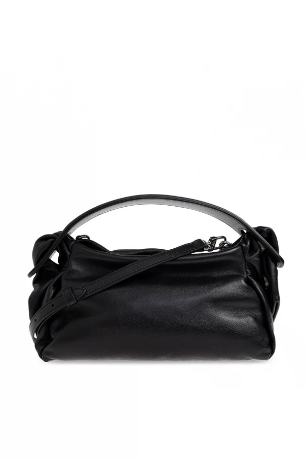 BLACK Leather handbag