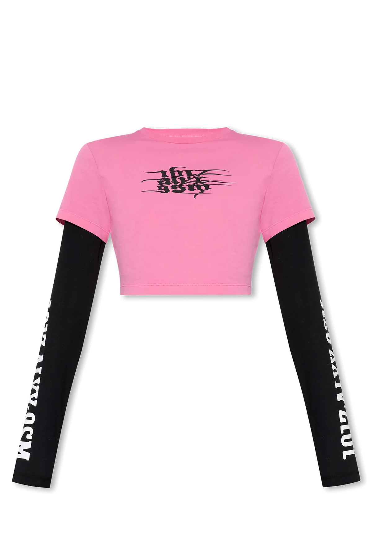 PINK Crop top with logo