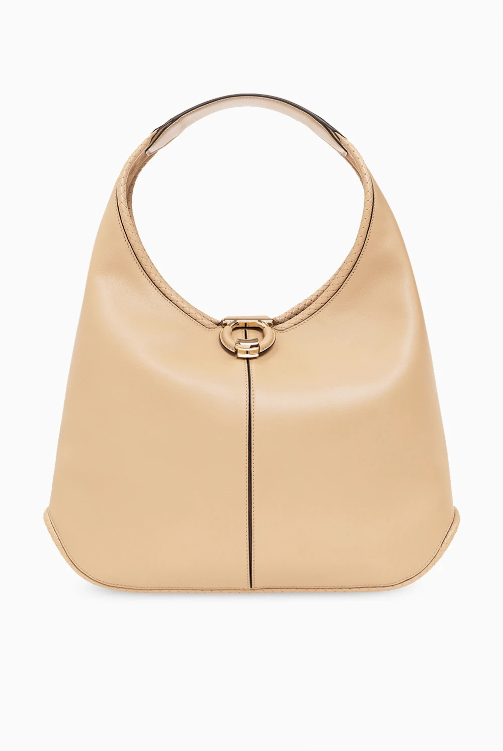 Leather hobo bag