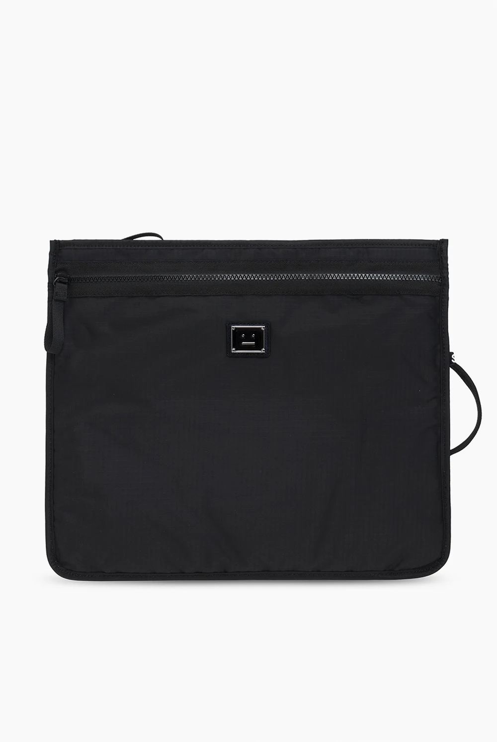 BLACK Handbag with logo