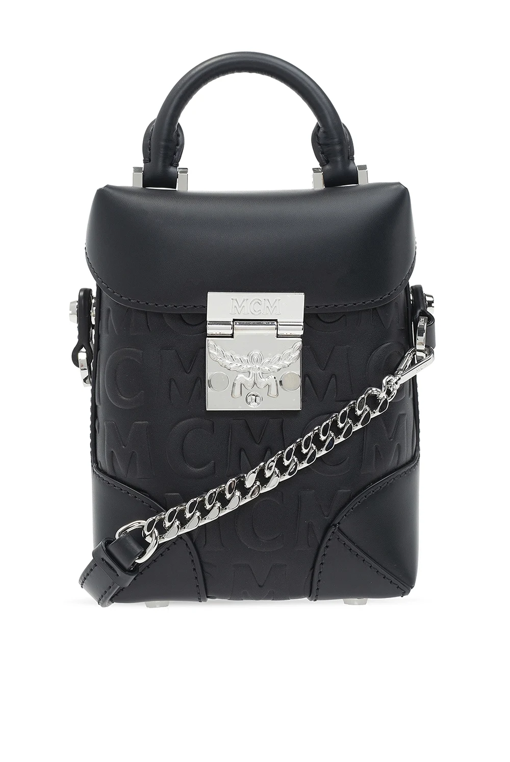 BLACK Branded shoulder bag