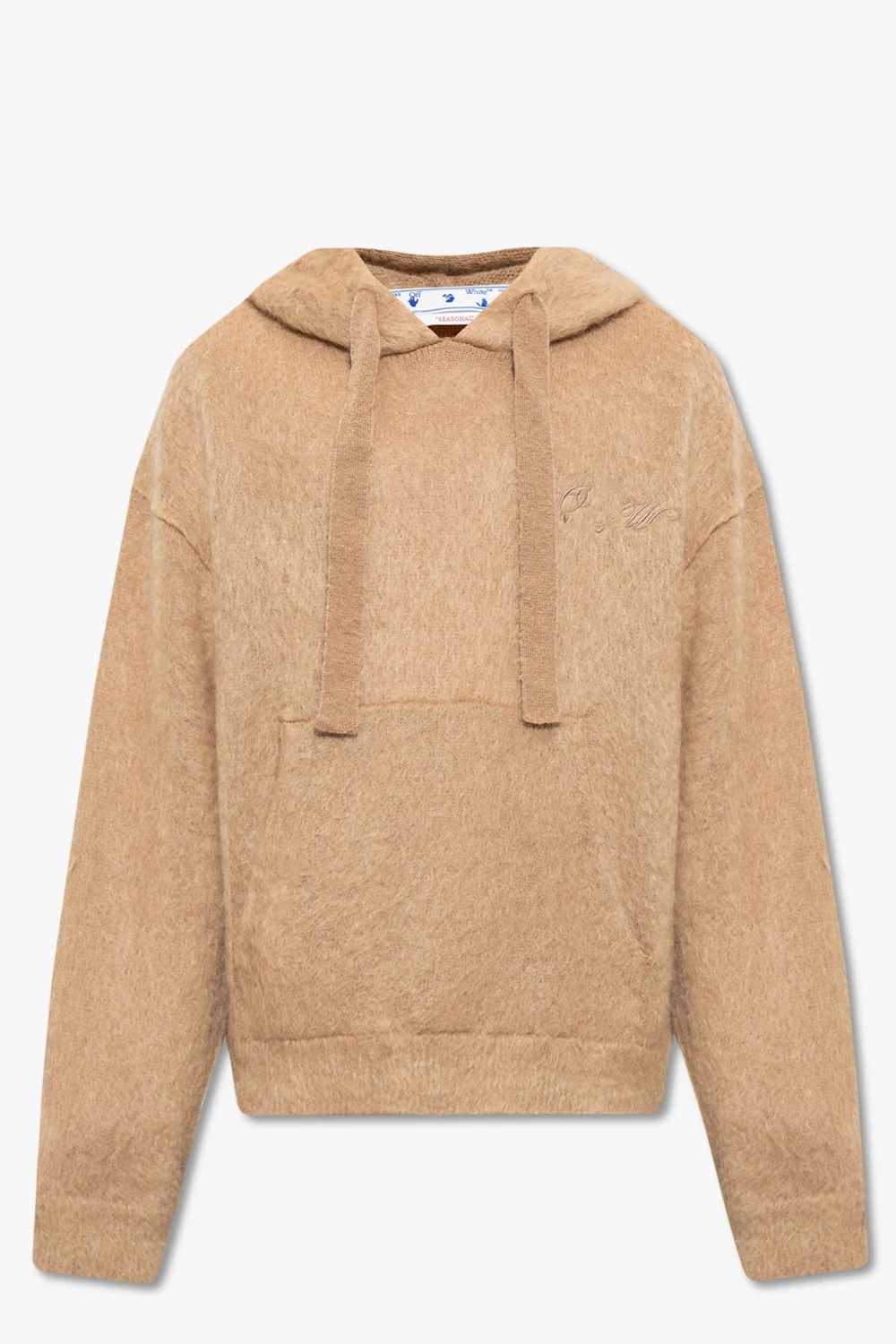 BROWN Hooded sweater