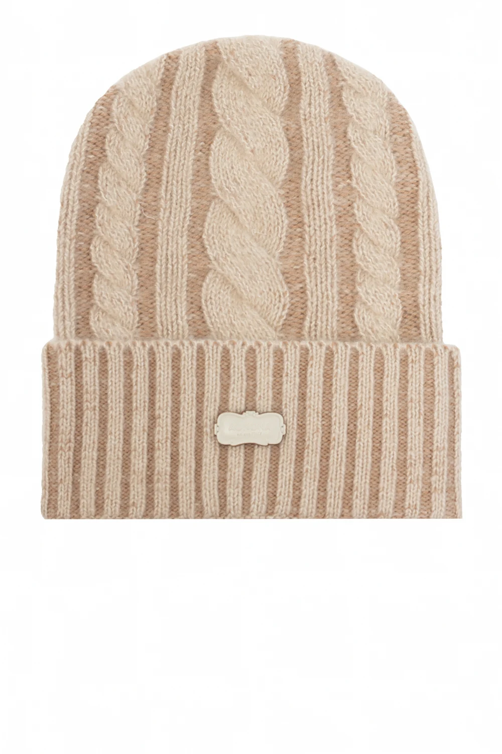 Rib-knit hat