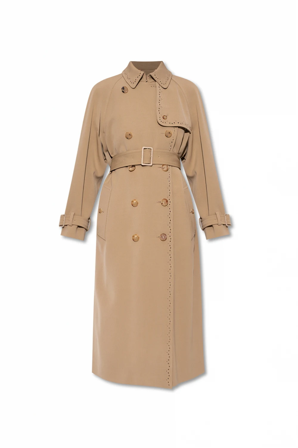 Wool trench coat