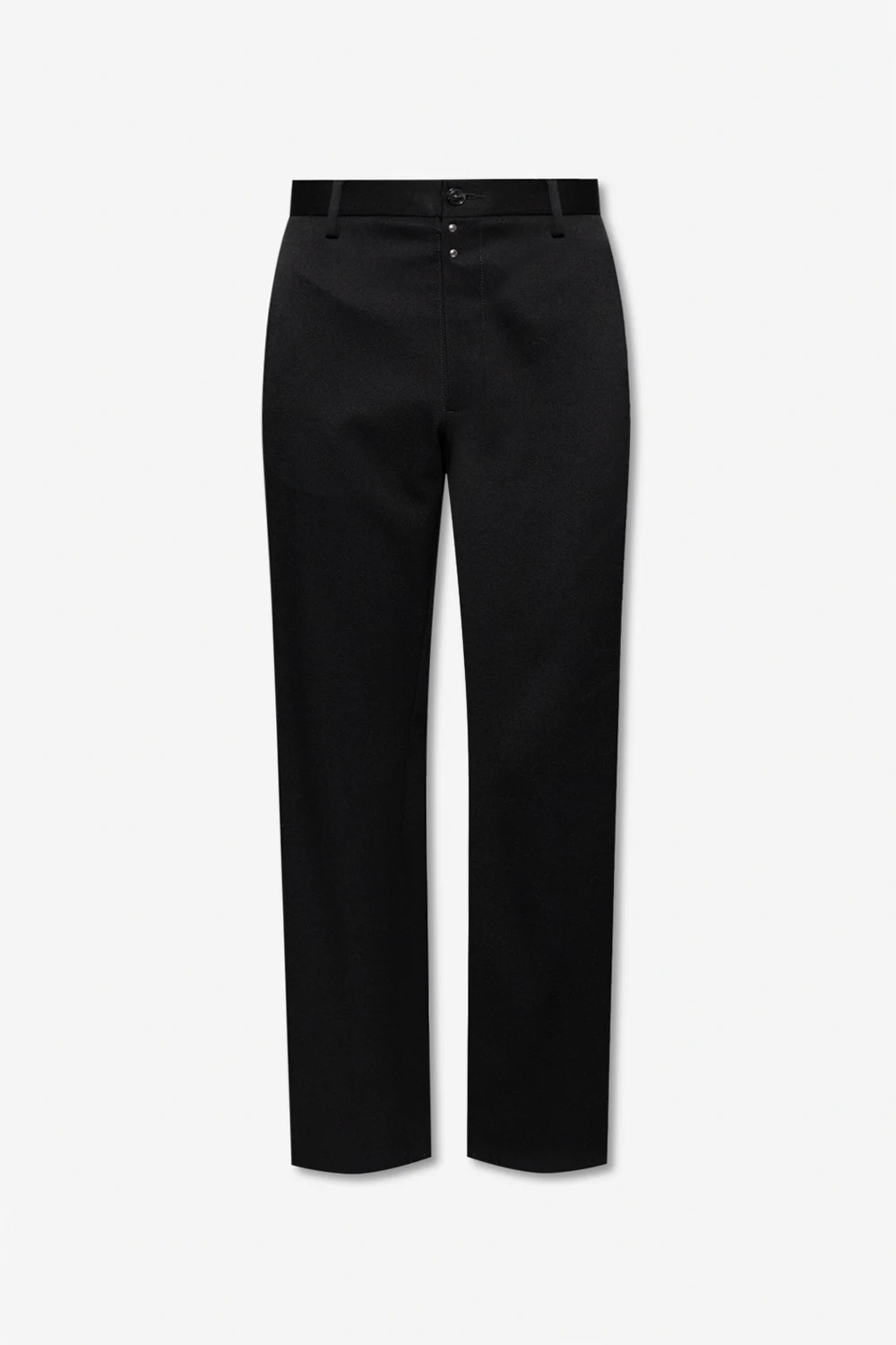 Trousers with straight legs