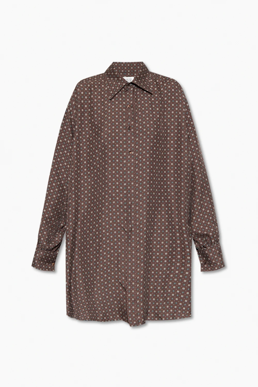 Patterned oversize shirt
