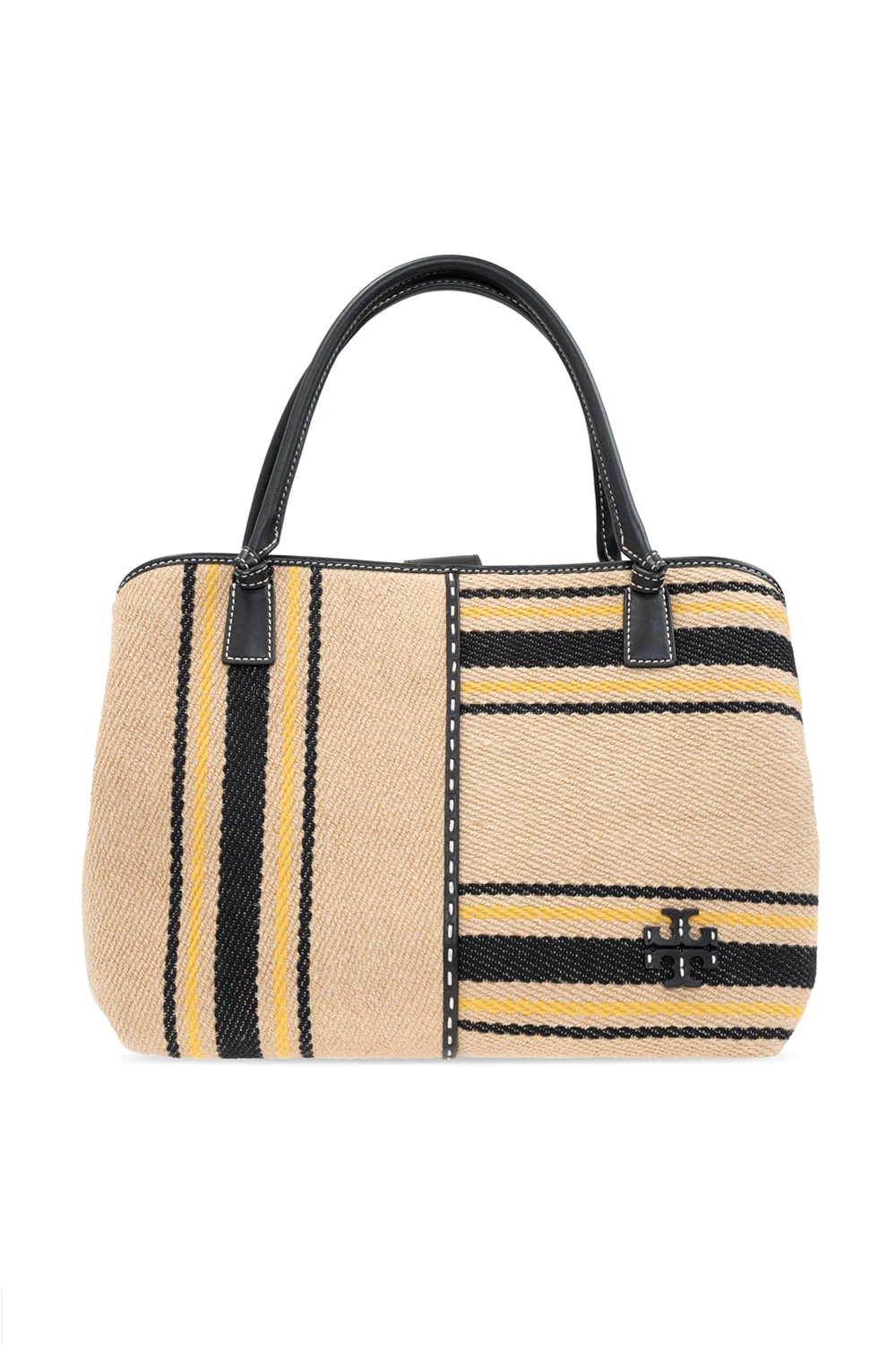 beige ‘McGraw’ woven hand bag