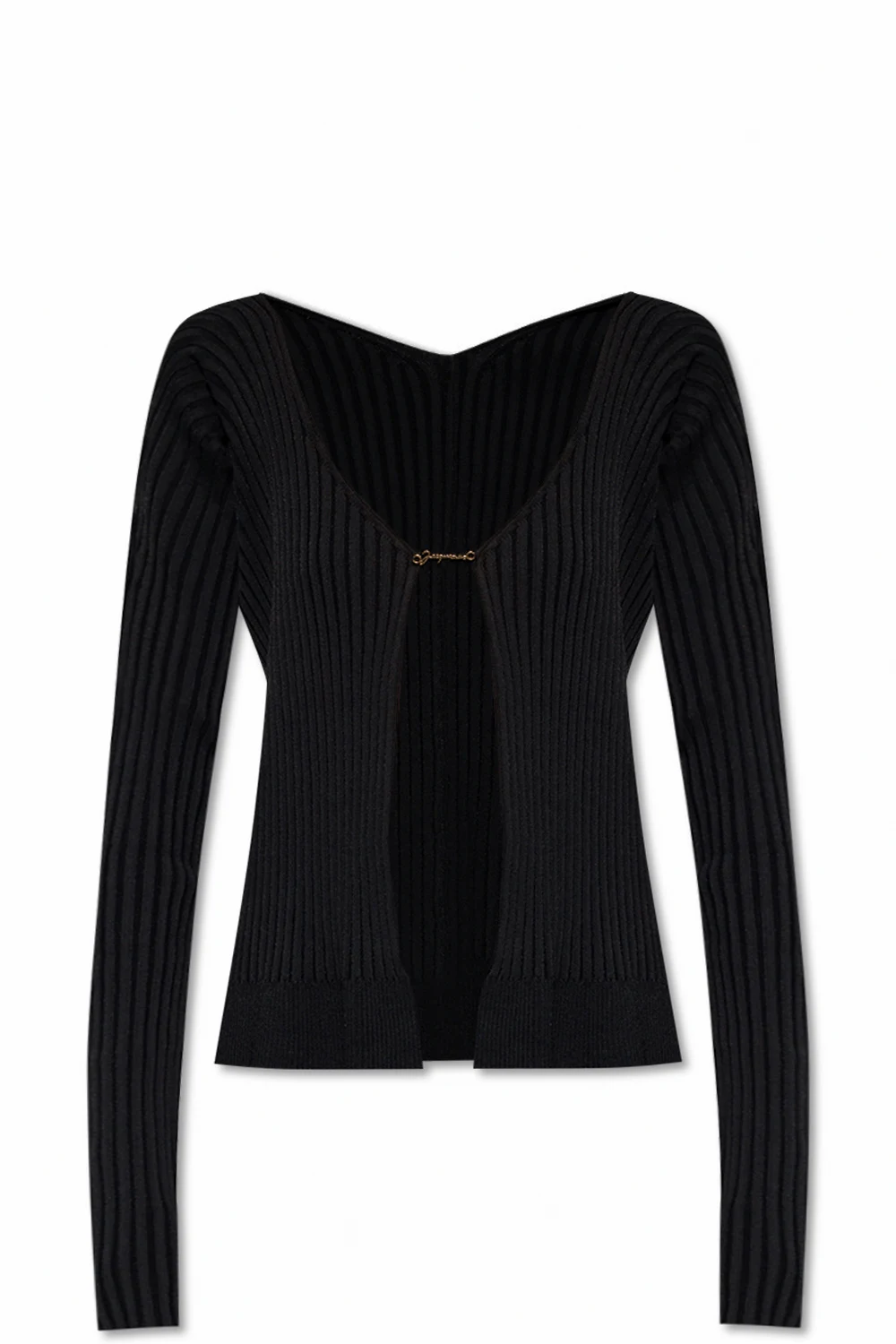 Cardigan with logo