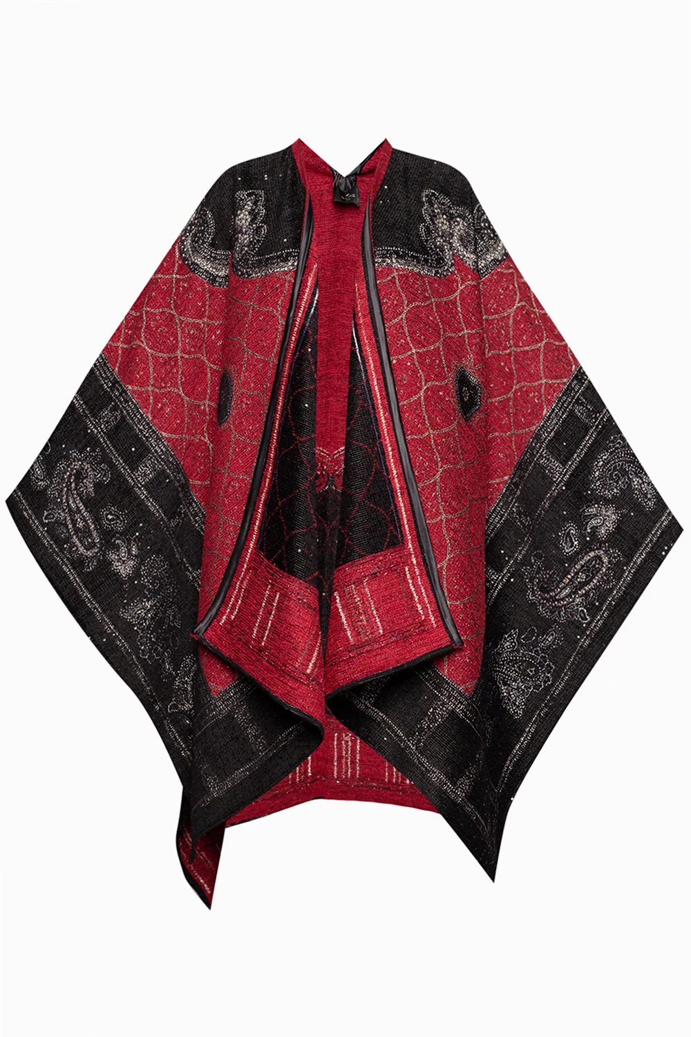 Patterned poncho